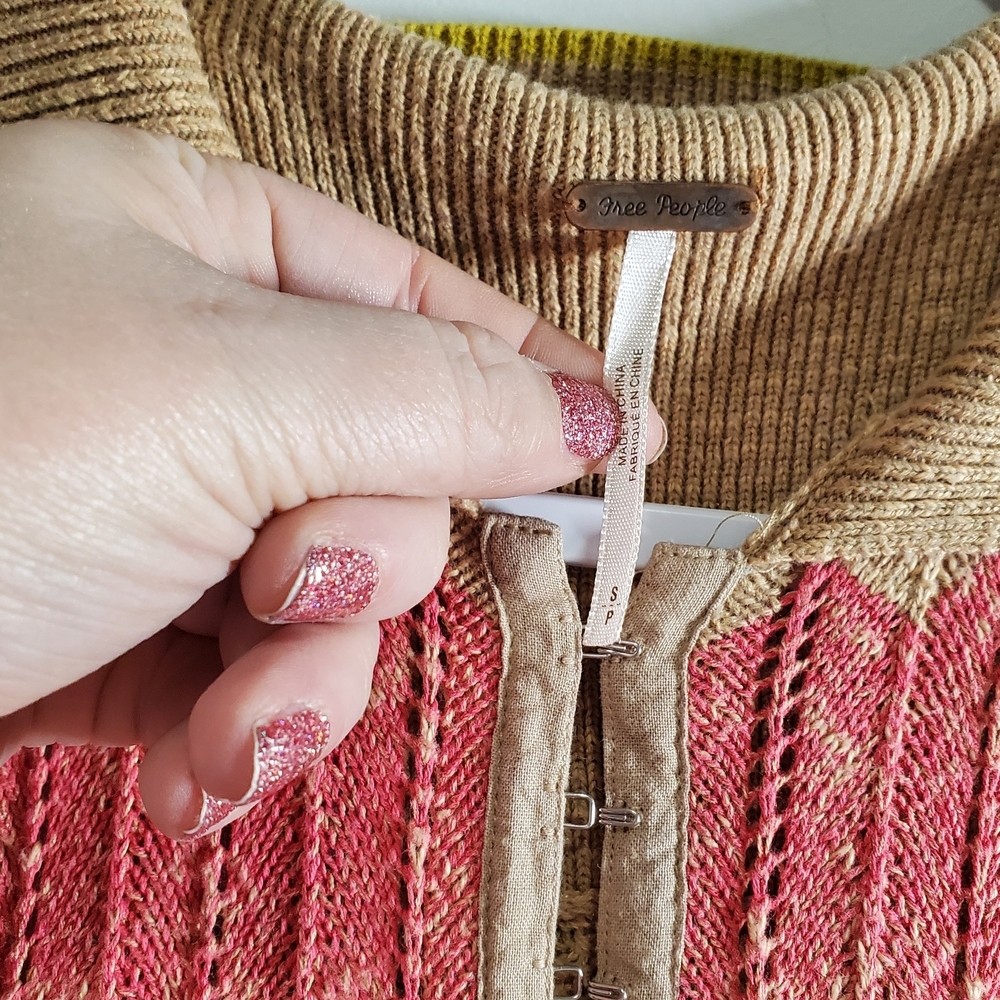 Free People Colorful Knit Sleeveless Top - Picture 5 of 11